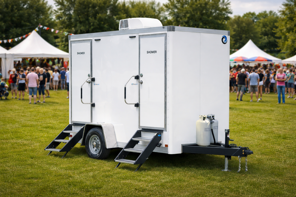portable shower trailer rental cost